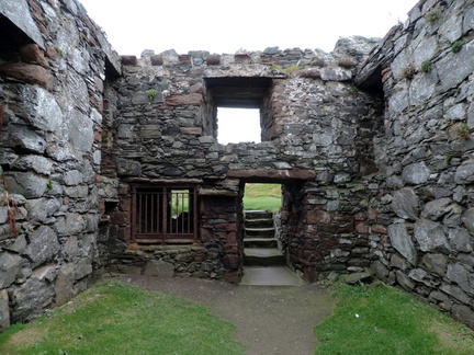 Inside a building