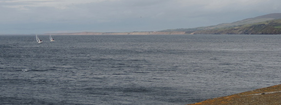 Across the bay