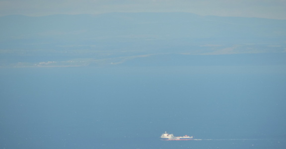 Ship and coast
