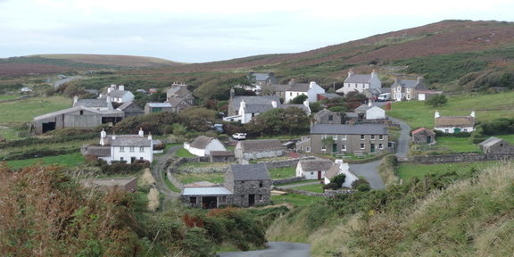 Over the village