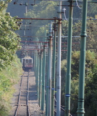 Approaching tram