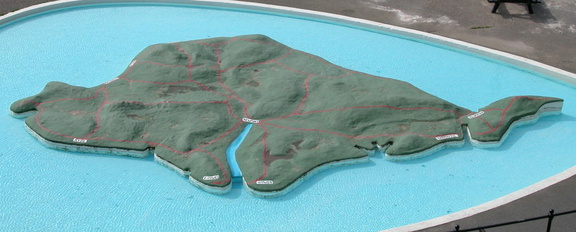 Model of the island