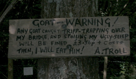 Goat warning