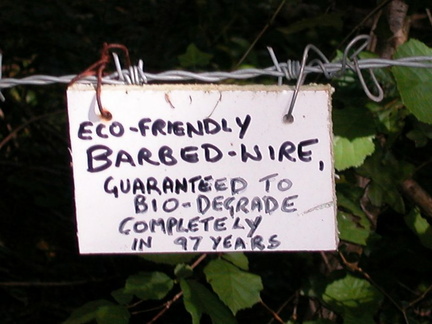 Barbed wire