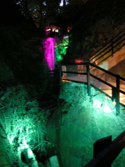 Purple waterfall