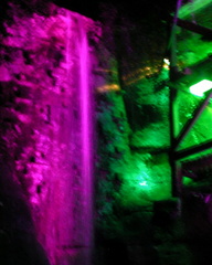 Purple and green