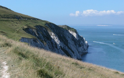 Along the cliffs