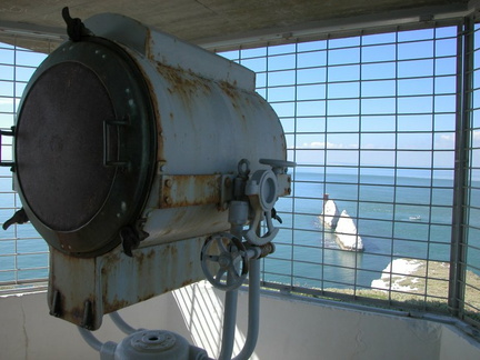 Lamp  overlooking lighthouse