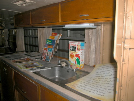 Kitchen in a bus