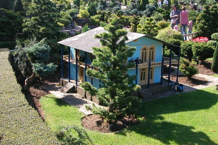 Blue building