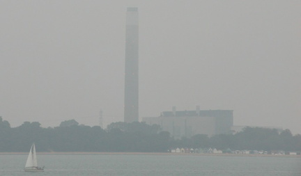 Chimney and yacht