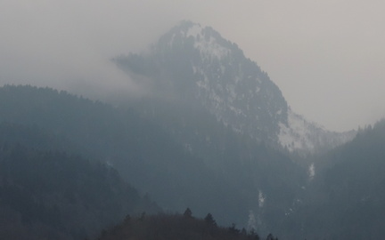 Cloudy peak