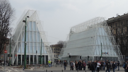 Glass pyramids