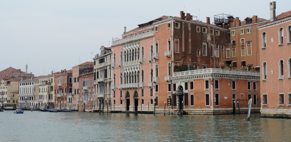 Pink buildings