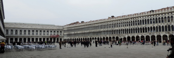Across the square