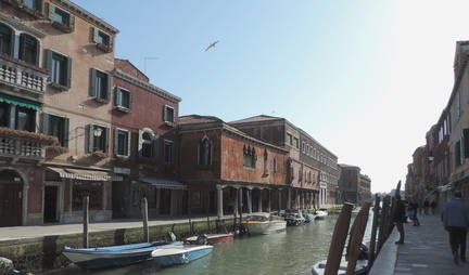 Across the canal