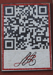 QR Code in mosaic