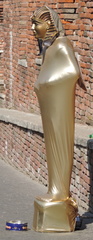 Egyptian street performer