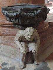 Stooping man