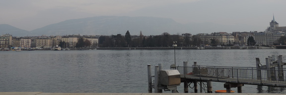 Across the lake