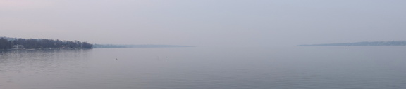 Across the lake