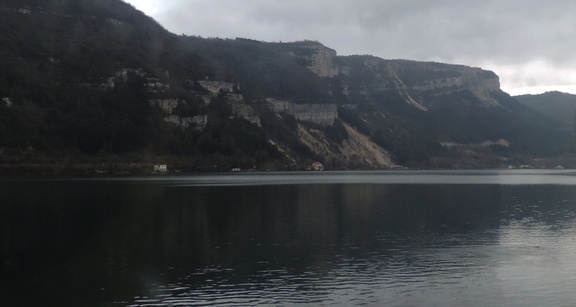 Across the lake