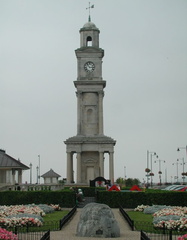 Gardens below tower