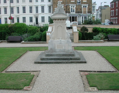 Statue in garden