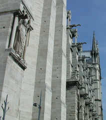 Bishop with gargoyles
