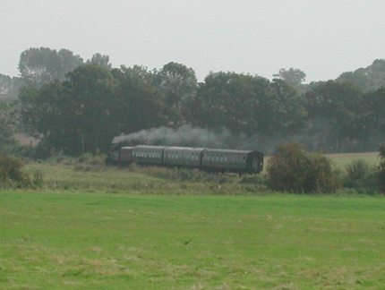 Train leaving
