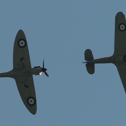 Clifftop flypast