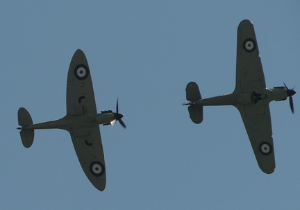 Planes overhead