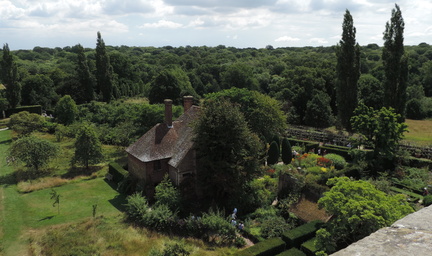 Across the gardens