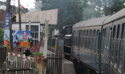 Approaching the station