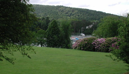 Gardens and lake