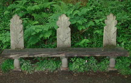 Oak bench