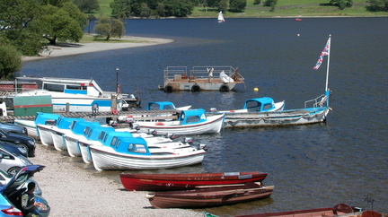 Boats on the shore
