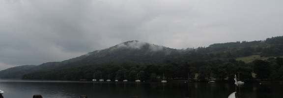 Across the lake