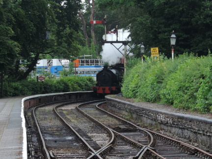 Train arriving
