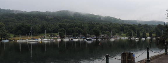 Across the lake