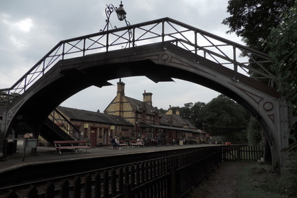 Station under the bridge