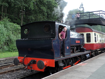 Train arriving