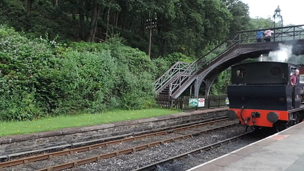 Train arriving