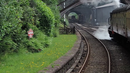 Leaving Haverthwaite