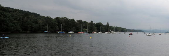 Across the lake