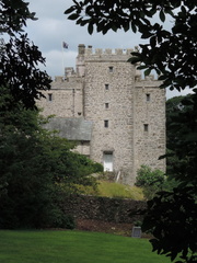 Castle through the trees