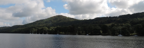 Across the lake