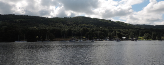Across the lake