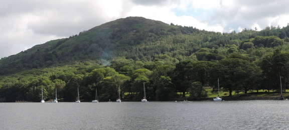 Across the lake
