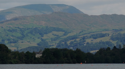 Across the lake
